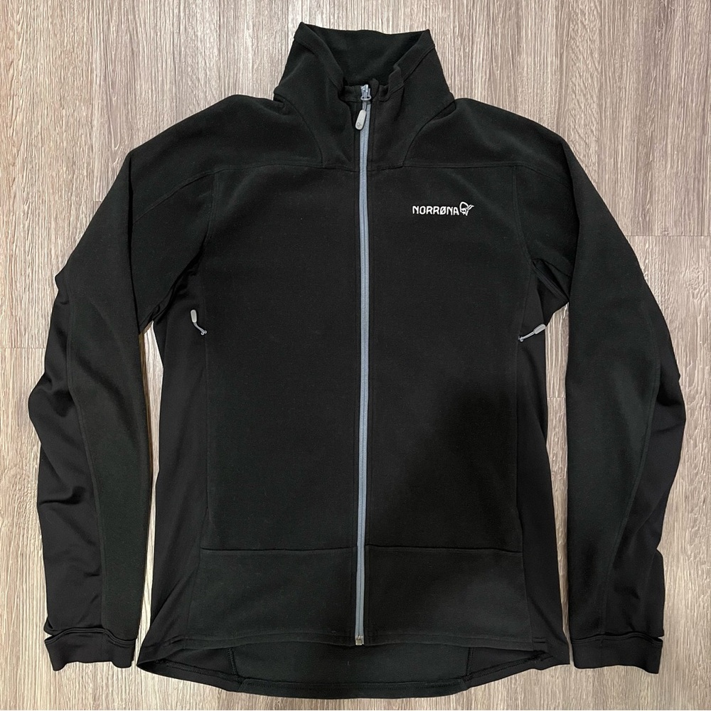 Norrona Men’s Falketind (Polartec) Warm1 Mountaineering Hiking Jacket - Black L